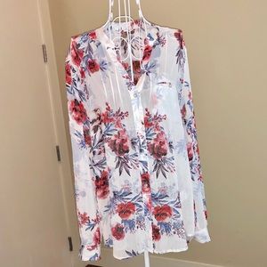 Kut from Kloth floral button down.